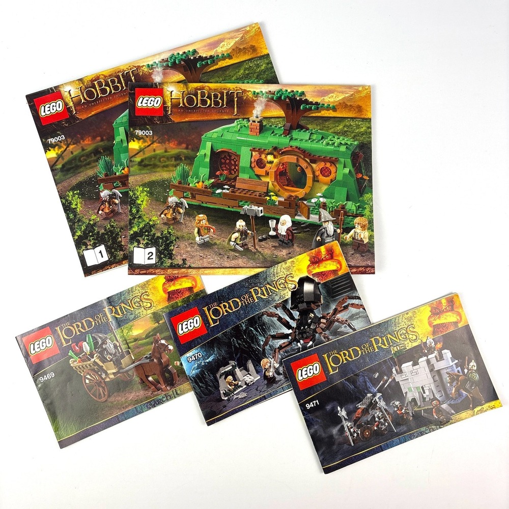 Lego The Hobbit An Unexpected Gathering 79003 1 & 2 The Lord of the Rings 9469 +